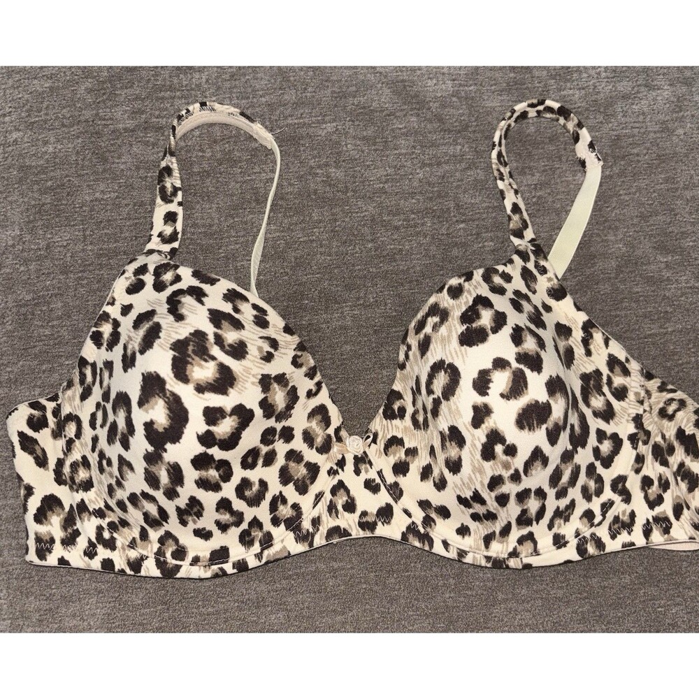 Victoria’s Secret Vintage Underwire Bra 38B Leopard Jaguar Print